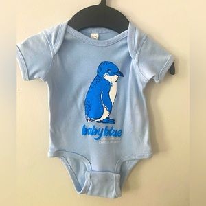 Rabbit skins LAT apparel penguin baby onesie